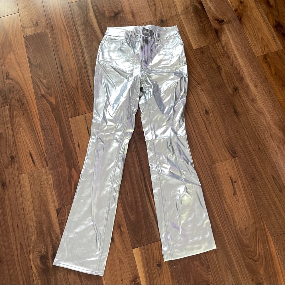 Good American Good Icon Faux Leather Pants